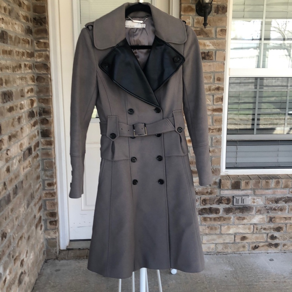 Karen Millen Wool Long Coat, size US4